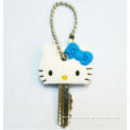Hello Kitty Silicone Key Cover, Promotional Silicone Cute Key Cap With Customized Logo